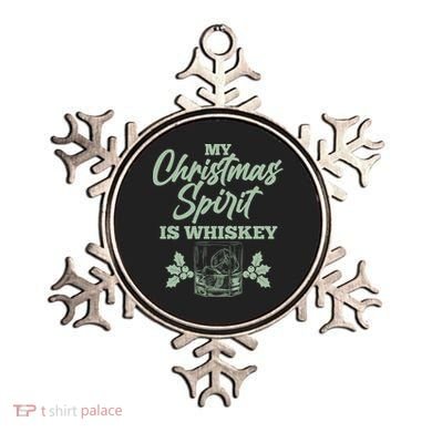 Funny Christmas Spirit Is Whiskey Ornament