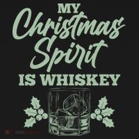 Funny Christmas Spirit Is Whiskey Women's Tank Top thumb 5