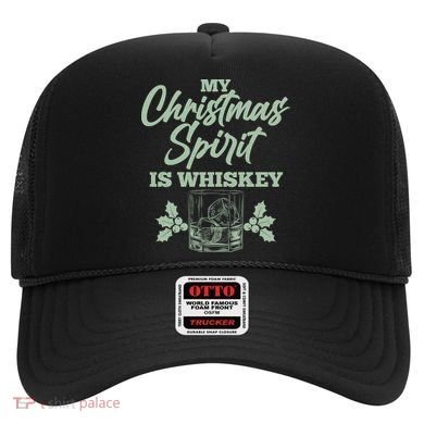 Funny Christmas Spirit Is Whiskey Hat
