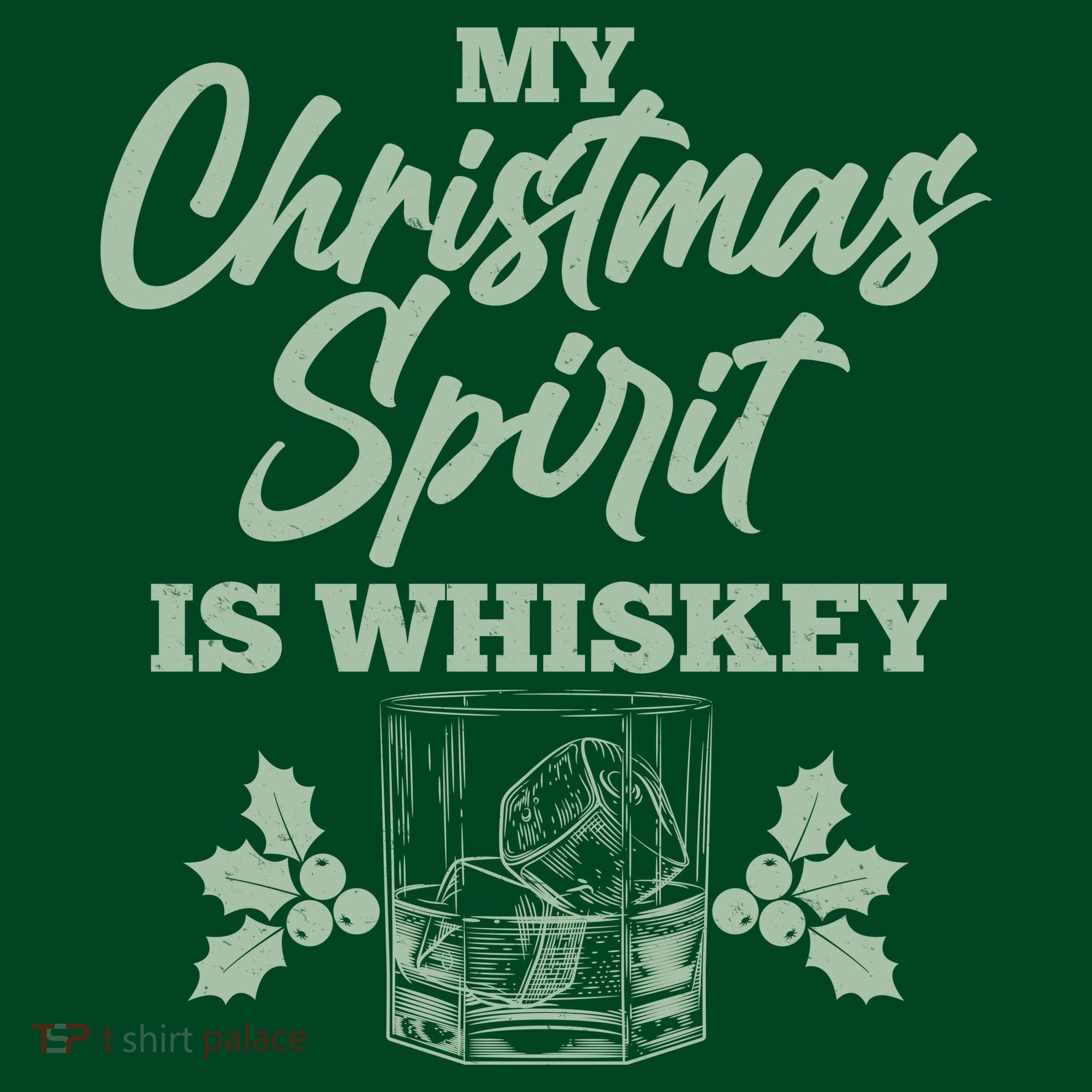 Funny Christmas Spirit Is Whiskey Polo