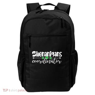 Funny Cute St Patricks Day Shenanigans Coordinator Backpack