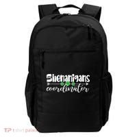 Funny Cute St Patricks Day Shenanigans Coordinator Backpack thumb 0
