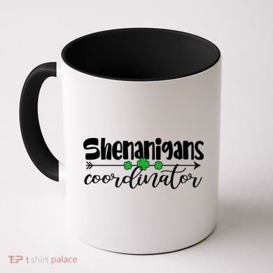 Funny Cute St Patricks Day Shenanigans Coordinator Coffee Mug