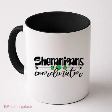 Funny Cute St Patricks Day Shenanigans Coordinator Coffee Mug
