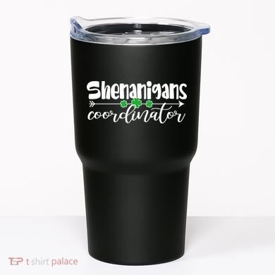 Funny Cute St Patricks Day Shenanigans Coordinator Tumbler