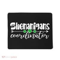 Funny Cute St Patricks Day Shenanigans Coordinator Mousepad thumb 0
