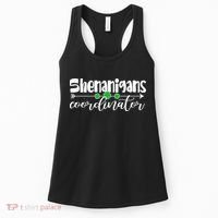Funny Cute St Patricks Day Shenanigans Coordinator Women's Tank Top thumb 0