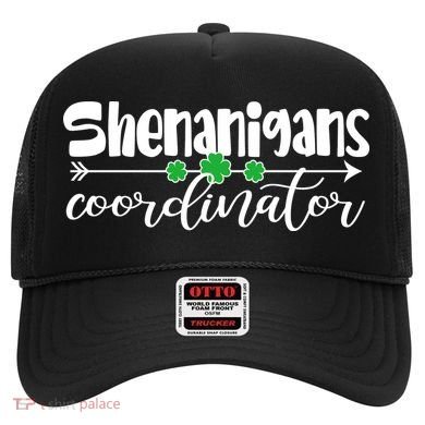 Funny Cute St Patricks Day Shenanigans Coordinator Hat