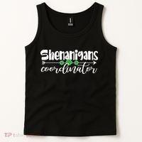 Funny Cute St Patricks Day Shenanigans Coordinator Tank Top thumb 2