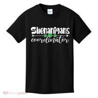 Funny Cute St Patricks Day Shenanigans Coordinator Kids T-Shirt thumb 0