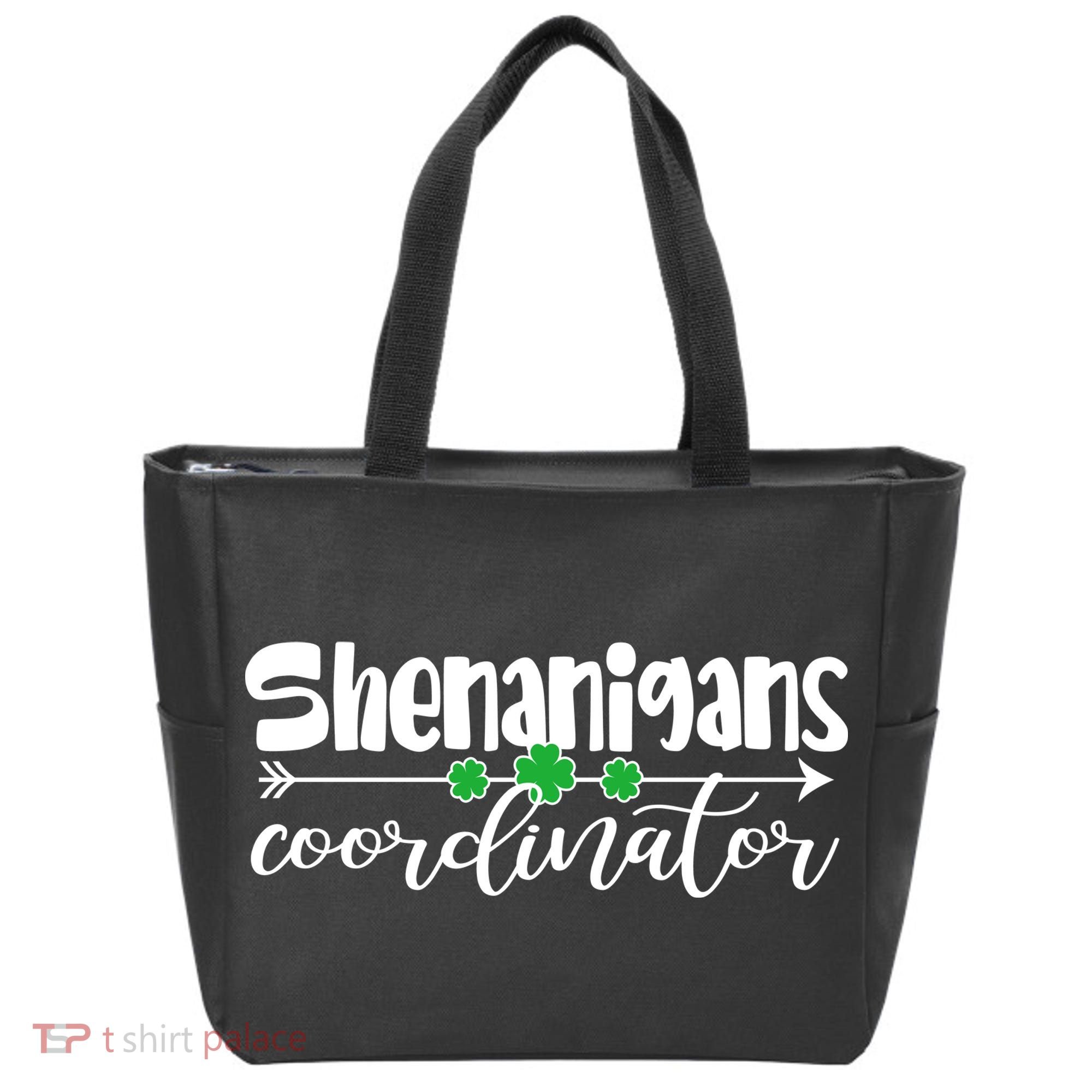 Funny Cute St Patricks Day Shenanigans Coordinator Tote Bag