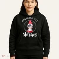 Funny Christmas Snitches Get Stitches Hoodie thumb 5