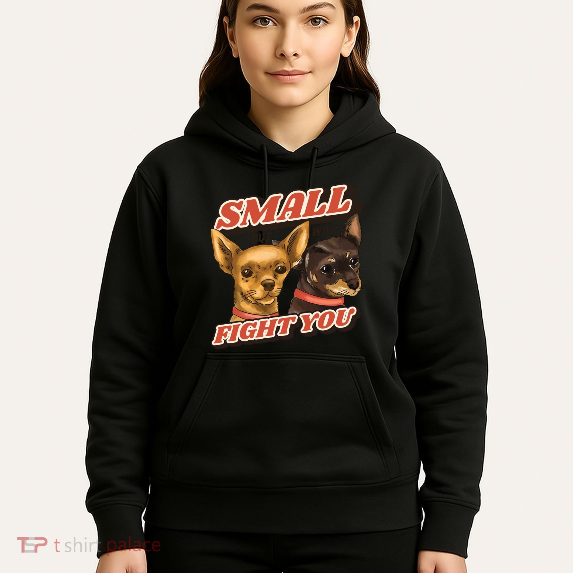 Funny Chiwawa Small But Will Fight You Hoodie