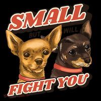 Funny Chiwawa Small But Will Fight You Ornament thumb 1