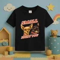 Funny Chiwawa Small But Will Fight You Toddler T-Shirt thumb 3