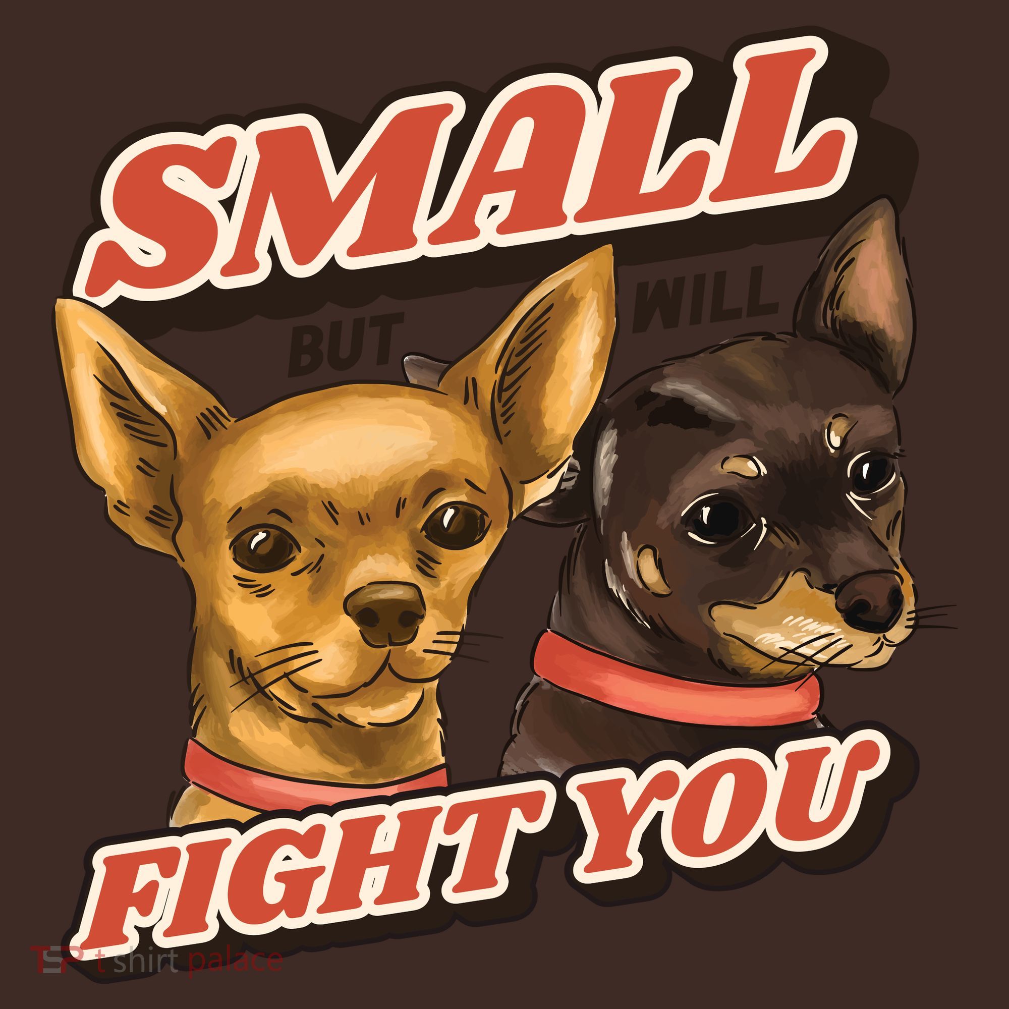Funny Chiwawa Small But Will Fight You Apron