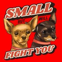 Funny Chiwawa Small But Will Fight You Santa Hat thumb 1
