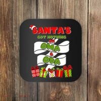 Funny Christmas Santas Got Nothing On Oma And Opa Coaster thumb 0