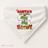 Funny Christmas Santas Got Nothing On Oma And Opa USA-Made Doggie Bandana thumb 0