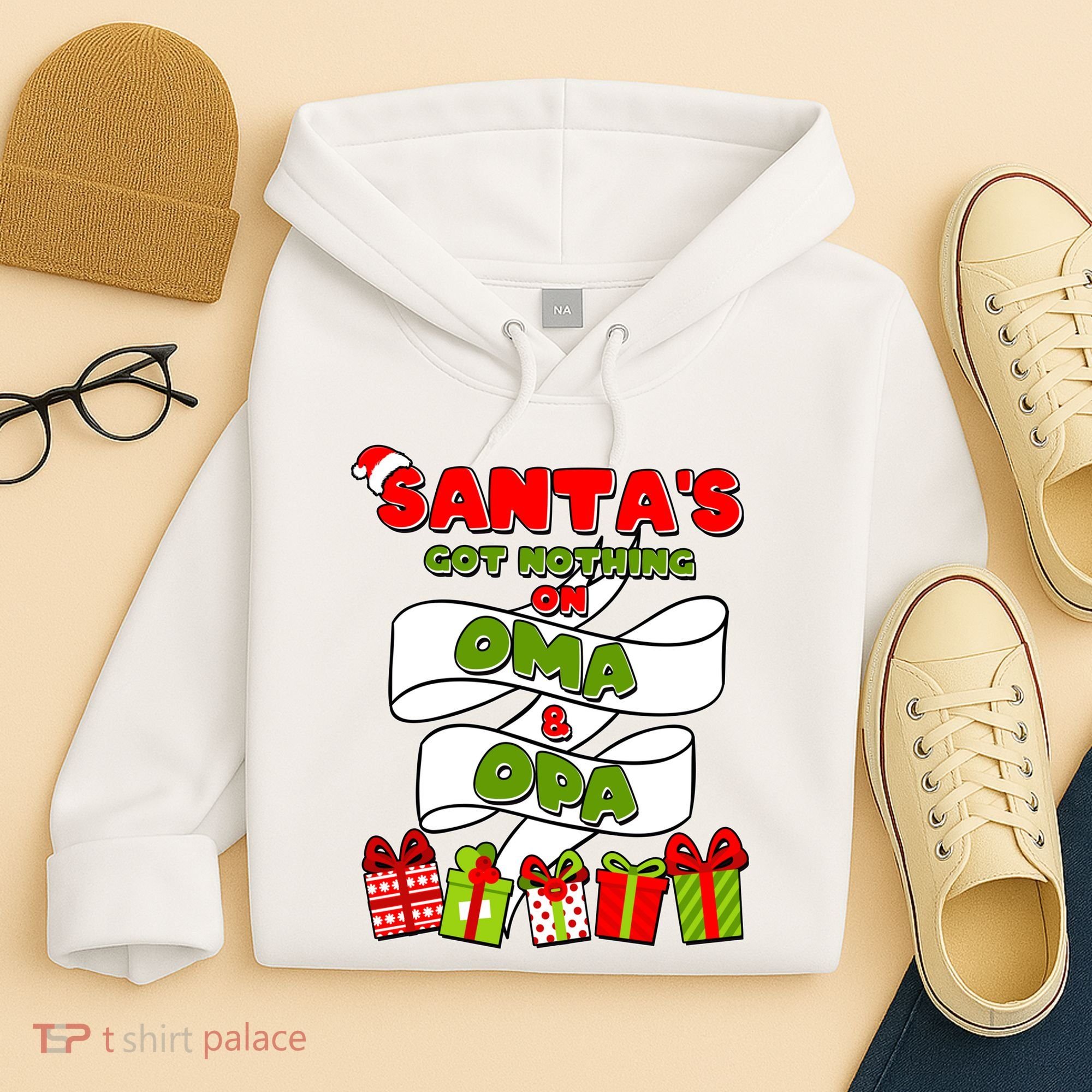 Funny Christmas Santas Got Nothing On Oma And Opa Hoodie