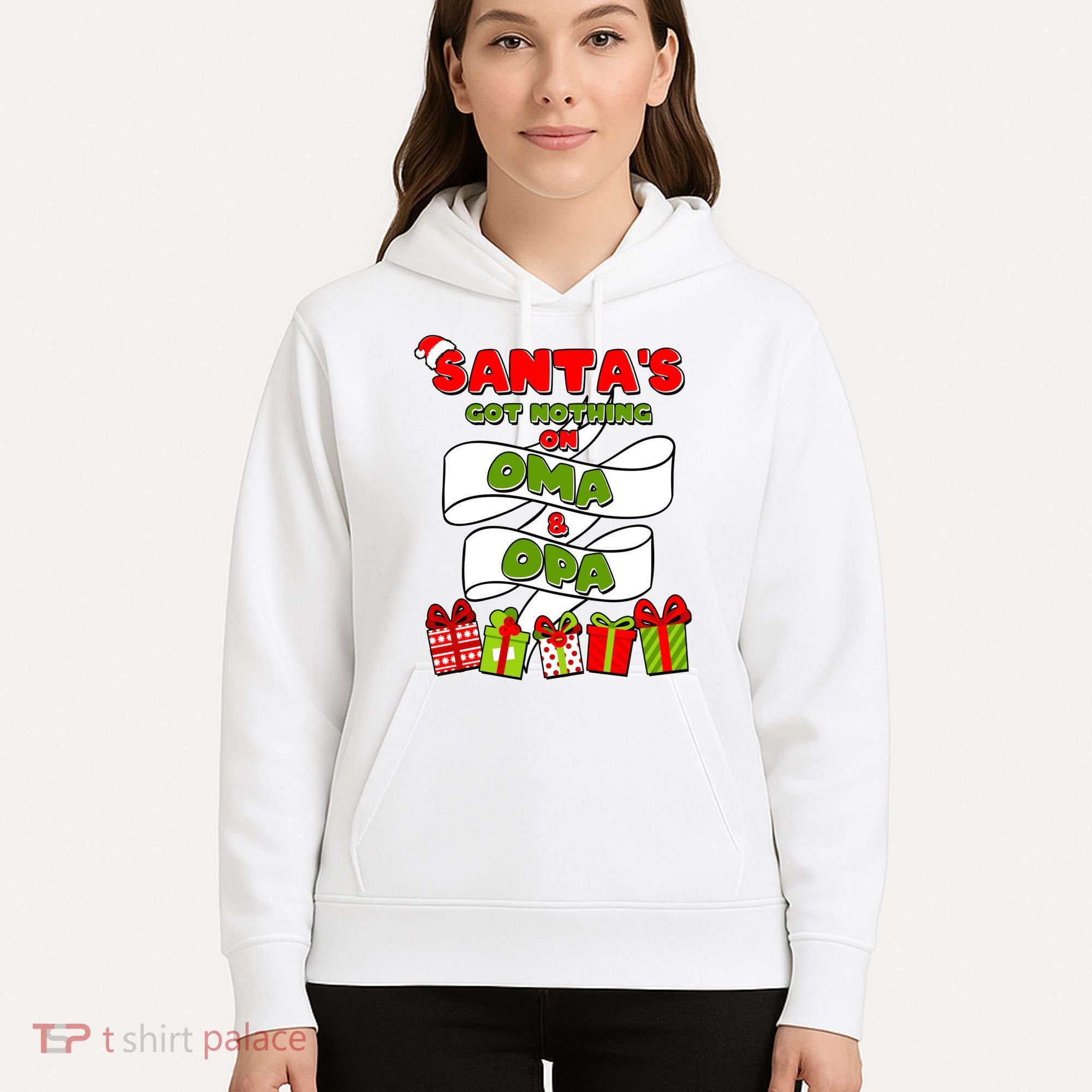 Funny Christmas Santas Got Nothing On Oma And Opa Hoodie