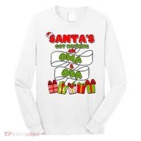 Funny Christmas Santas Got Nothing On Oma And Opa Long Sleeve Shirt thumb 0