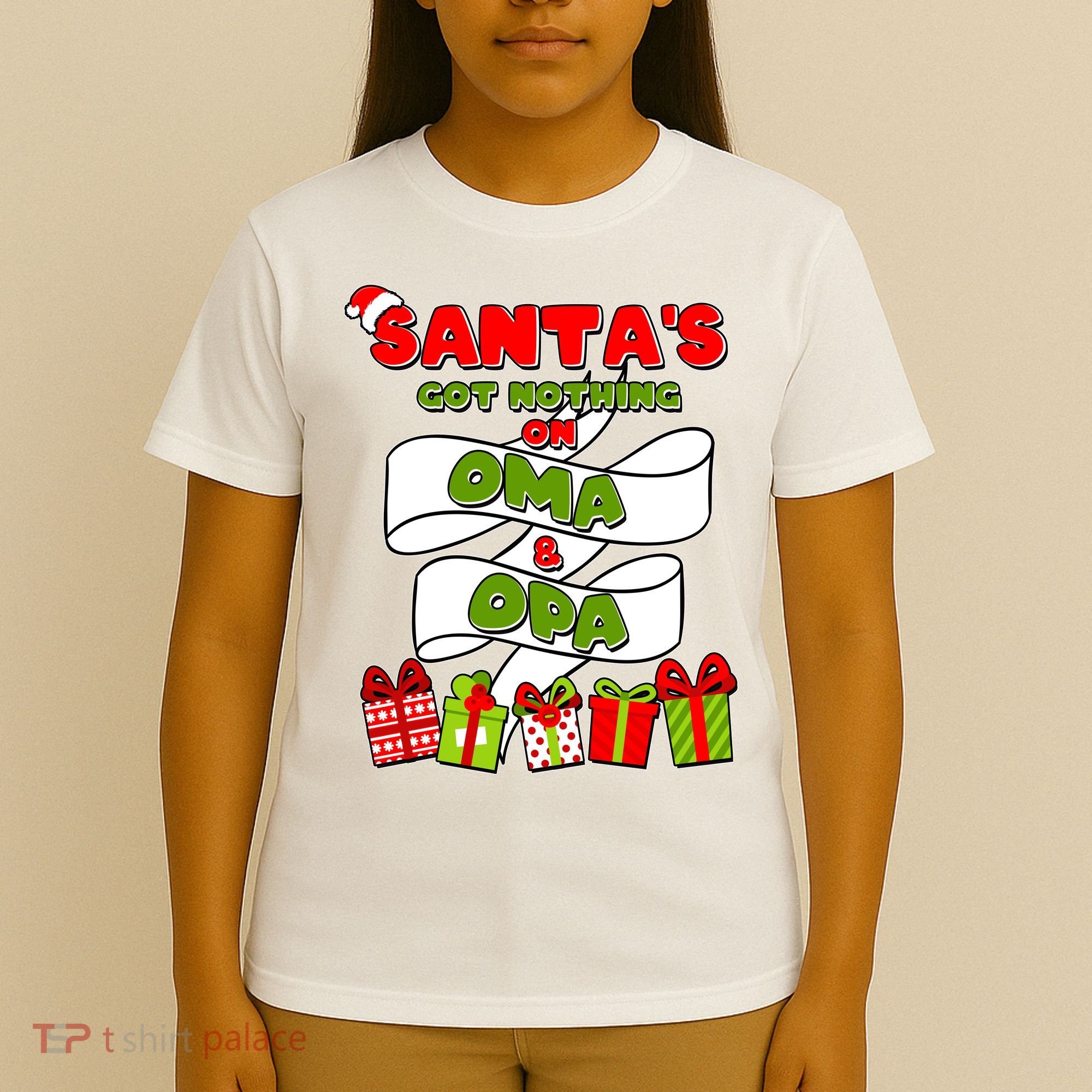 Funny Christmas Santas Got Nothing On Oma And Opa T-Shirt