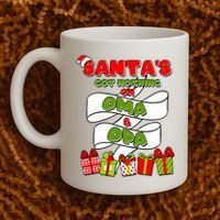 Funny Christmas Santas Got Nothing On Oma And Opa Coffee Mug thumb 2