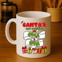 Funny Christmas Santas Got Nothing On Oma And Opa Coffee Mug thumb 4