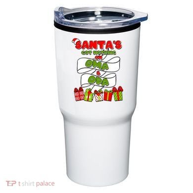 Funny Christmas Santas Got Nothing On Oma And Opa Tumbler