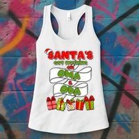 Funny Christmas Santas Got Nothing On Oma And Opa Women's Tank Top thumb 3