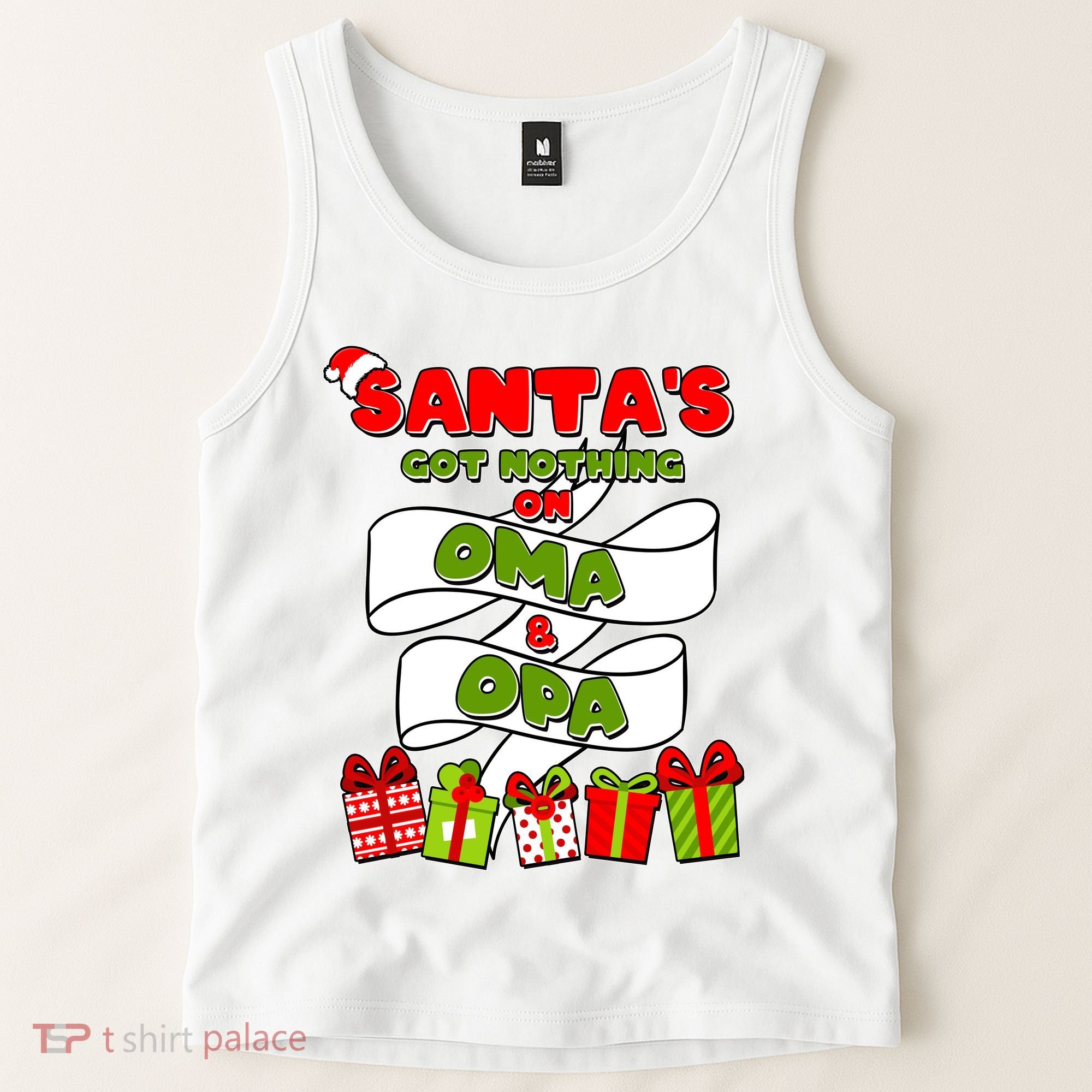 Funny Christmas Santas Got Nothing On Oma And Opa Tank Top