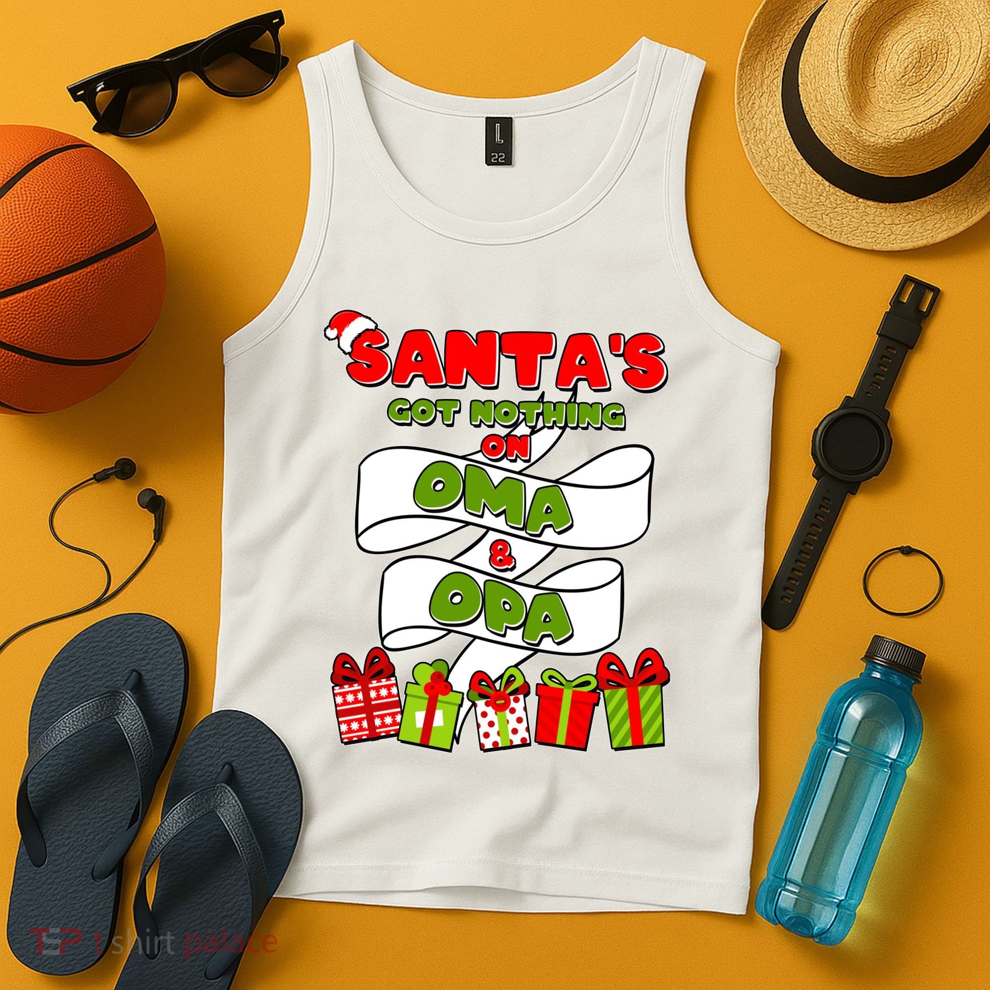 Funny Christmas Santas Got Nothing On Oma And Opa Tank Top