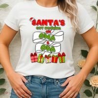 Funny Christmas Santas Got Nothing On Oma And Opa Women's T-Shirt thumb 2
