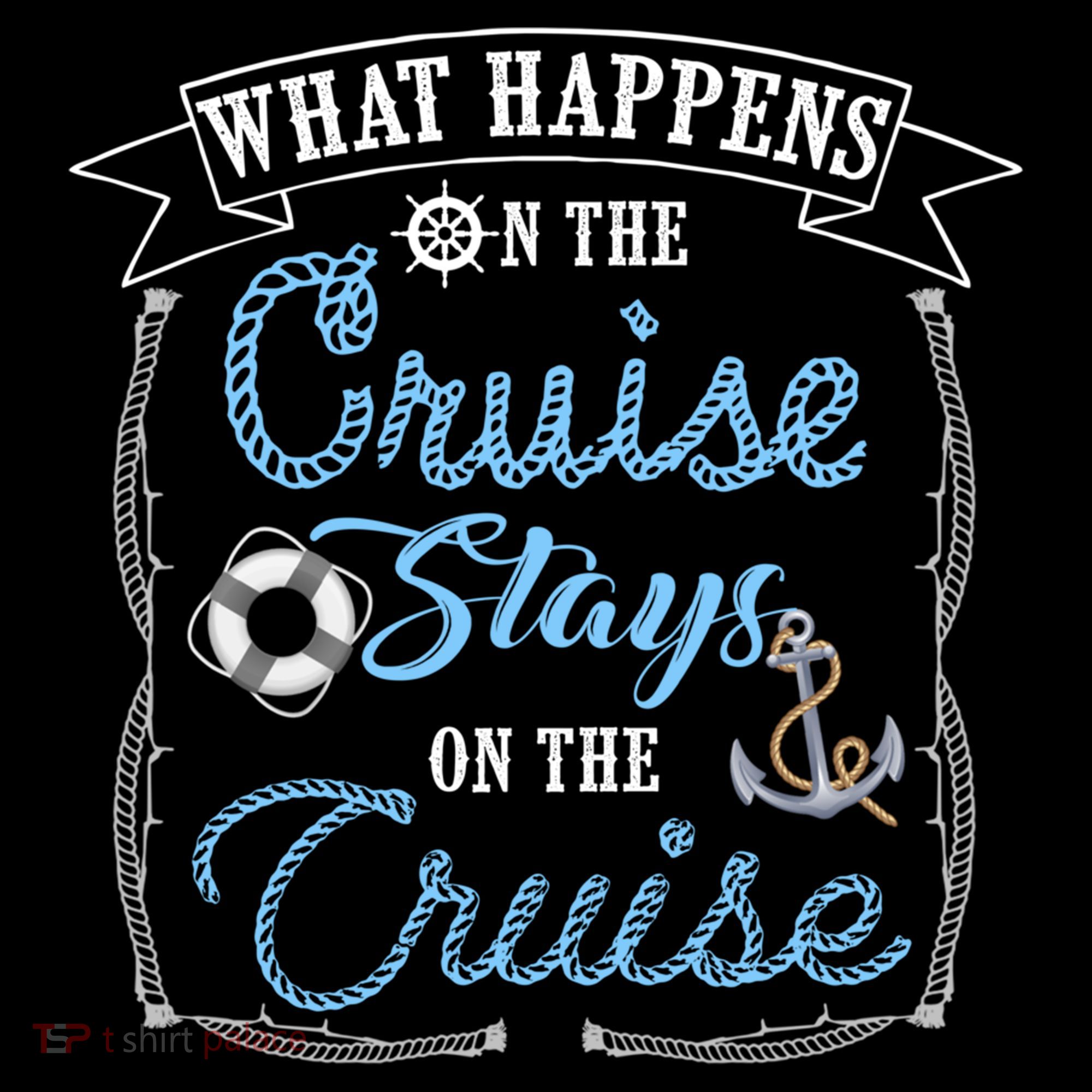 Funny Cruise Ship Vacation Gift What Happens Stays Gift Women's Hoodie