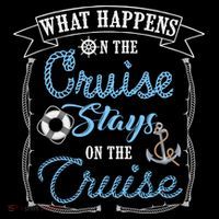 Funny Cruise Ship Vacation Gift What Happens Stays Gift Women's Tank Top thumb 5