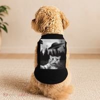 Funny Cat Selfie With Ufos Doggie Tank thumb 2