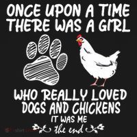 Funny Chicken Shirts For Women Funny Dog Tee Farmer Ornament thumb 1