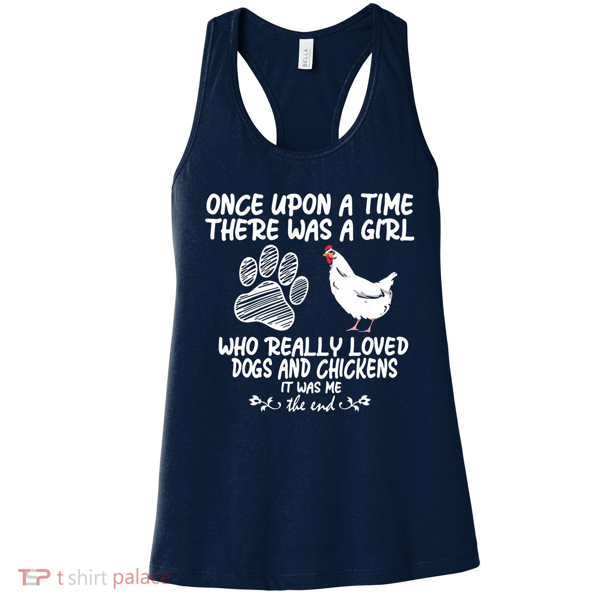 Funny Chicken Shirts For Women Funny Dog Tee Farmer Women's Tank Top