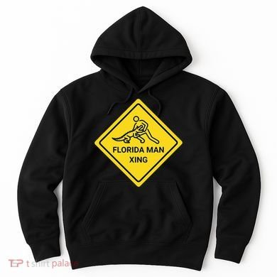 Florida Crossing Sign Hoodie