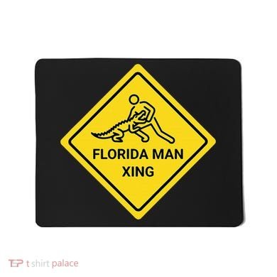 Florida Crossing Sign Mousepad
