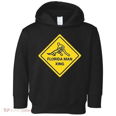 Florida Crossing Sign Toddler Hoodie