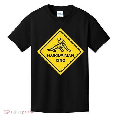 Florida Crossing Sign Kids T-Shirt