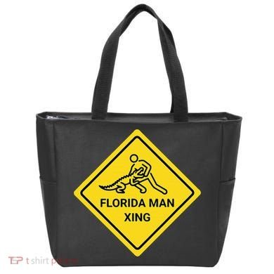 Florida Crossing Sign Tote Bag