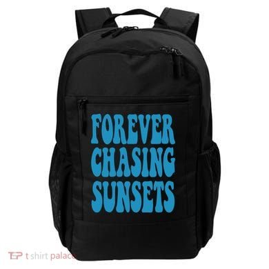 Forever Chasing Sunsets Retro Summer Backpack