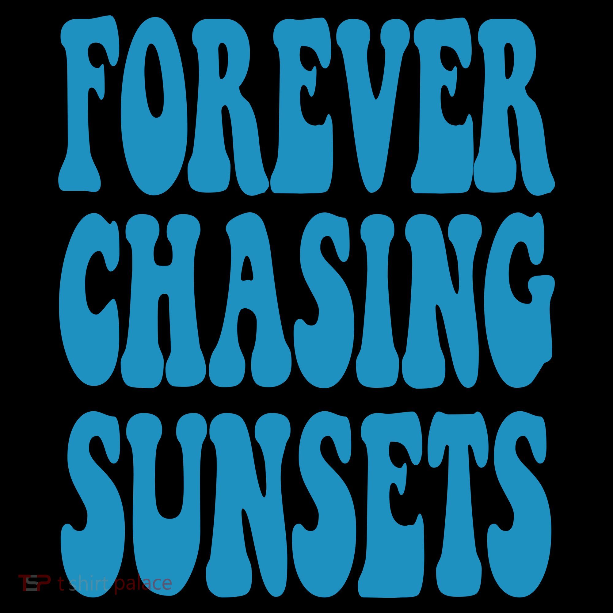 Forever Chasing Sunsets Retro Summer Coaster