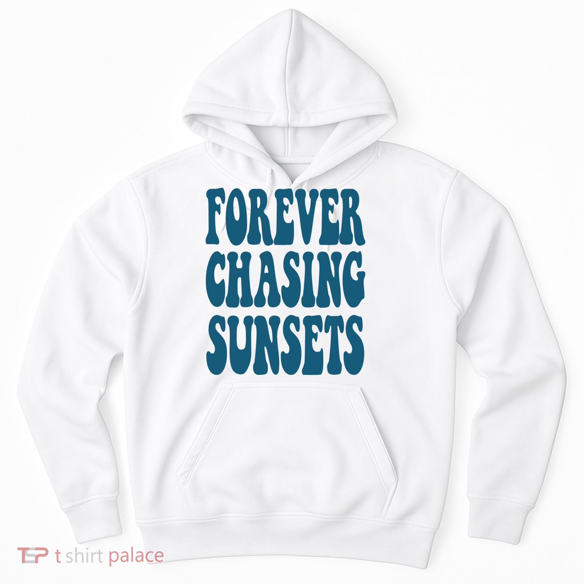 Forever Chasing Sunsets Retro Summer Hoodie