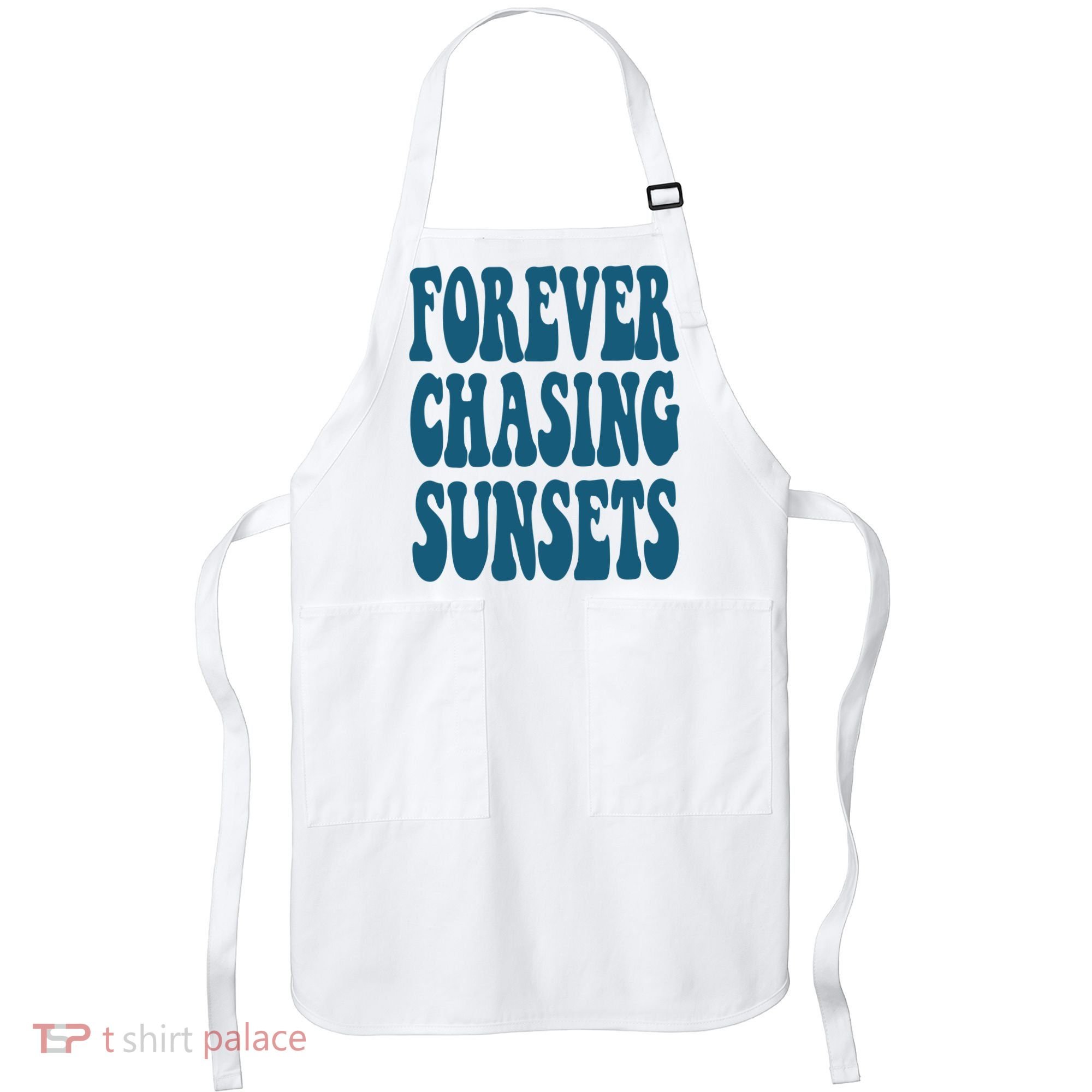 Forever Chasing Sunsets Retro Summer Apron
