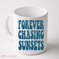 Forever Chasing Sunsets Retro Summer Coffee Mug thumb 0