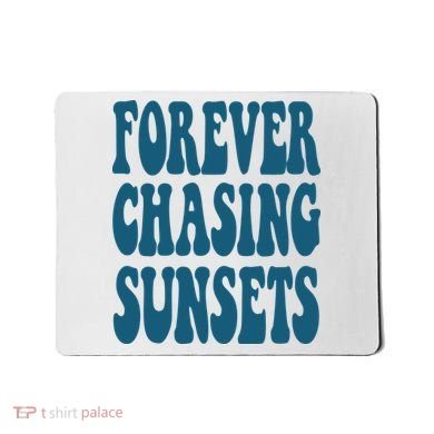 Forever Chasing Sunsets Retro Summer Mousepad
